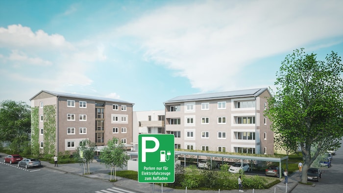 So hätte Michael Pichlmair die zehn Stellplätze mit Ladestationen gestalten wollen.