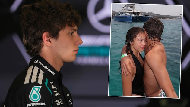 Mercedes-Pilot Kimi Antonelli und Freundin Eliska Babickova haben sich getrennt.