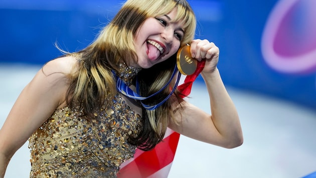 Auch Olympionikin Alysa Liu ist seit den Olympischen Spielen vermehrt Sexismus im Netz ...