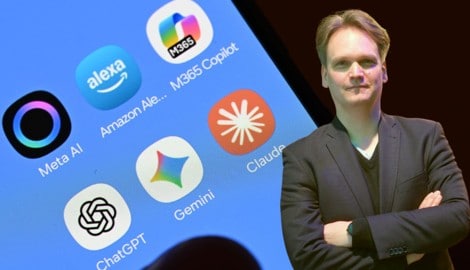 Florian Nuxoll, Lehrer und Bildungsforscher, sprach über die Nutzung der KI an den Schulen.