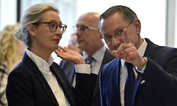 Von links: AfD-Chefin Alice Weidel und Co-Chef Timo Chrupalla