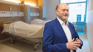 AKH-Direktor Herwig Wetzlinger ist stolz auf sein Haus.