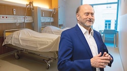 AKH-Direktor Herwig Wetzlinger ist stolz auf sein Haus.