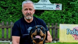 Georg Sticha vom Rottweiler-Klub