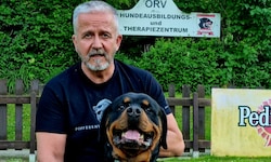 Georg Sticha vom Rottweiler-Klub