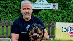 Georg Sticha vom Rottweiler-Klub