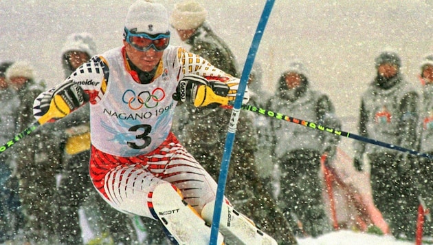 Der Kärntner Christian Mayer fuhr in Nagano 1998 in der Kombination zu Bronze.
