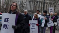 Protest gegen die Einwanderungs- und Zollbehörde ICE in New York