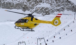 Der Urlauber wurde vom Rettungshubschrauber „Alpin 5“ geborgen.