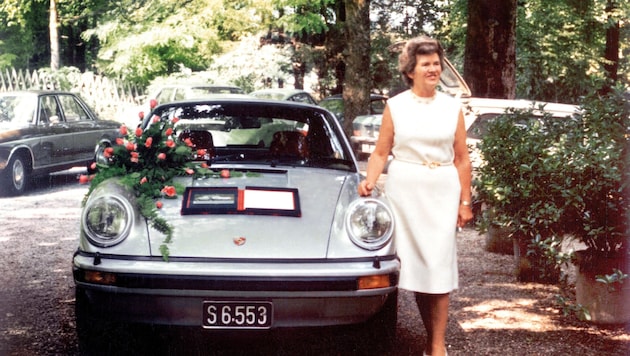Luise Piëch war mitverantwortlich für Porsches Erfolg, zum 70er erhielt sie den ersten 911 ...
