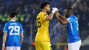 ÖFB-Teamgoalie Tobias Lawal (M.)