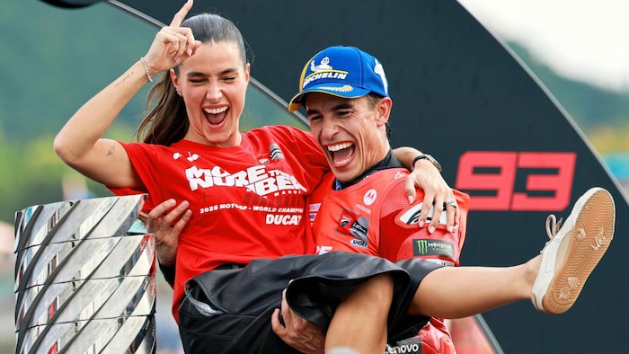 Marc Marquez mit Freundin Gemma Pinto