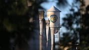 Der ikonische Wasserturm auf dem Gelände der Warner-Bros.-Studios in Hollywood