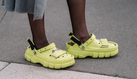 Dieses klobige – aber bequeme – Schuhwerk ist am Flughafen in Tampa nicht gerne gesehen. 