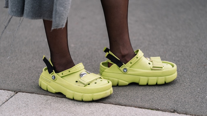 Dieses klobige – aber bequeme – Schuhwerk ist am Flughafen in Tampa nicht gerne gesehen.