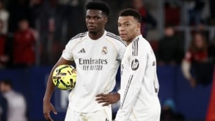 Bekommen Aurelien Tchouameni (l.) und Kylian Mbappe (r.) bald einen Weltmeister als Trainer?