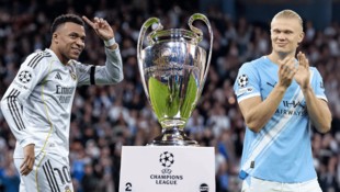 In der „Königsklasse“ kommt es erneut zum Duell zwischen Kylian Mbappe (l.) und Erling Haaland ...