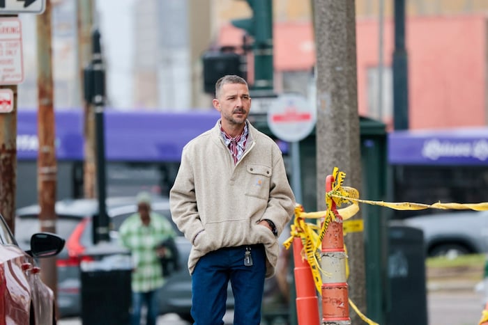 Shia LaBeouf am 26. Februar in New Orleans auf dem Weg zu seiner Verhandlung.