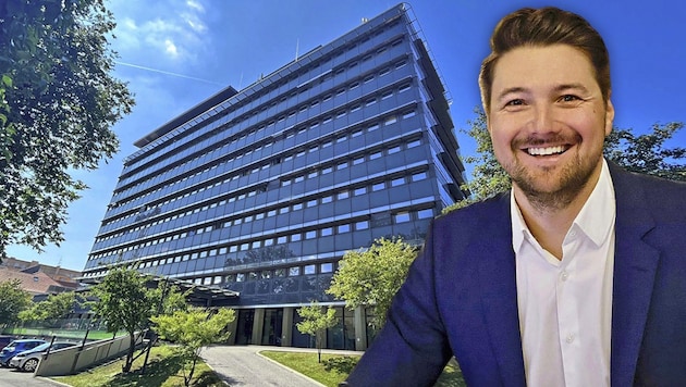 NEOS-Chef Niko Swatek kritisiert hohe Verbindlichkeiten, etwa bei der Energie Steiermark.