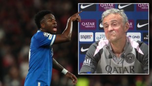 Luis Enriques Kommentar zum Rassismus-Eklat um Vinicius Junior blieb relativ stumm.