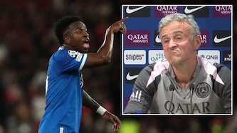 Luis Enriques Kommentar zum Rassismus-Eklat um Vinicius Junior blieb relativ stumm.