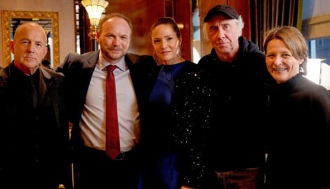 Heino Ferch, Thomas Stipsits, Patricia Aulitzky, Regisseur Raymond Ley und Bettina Weiguny (v.l ...