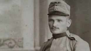Der junge Meinrad Juen im Jahre 1914.