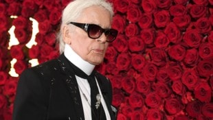 Der große Modedesigner Karl Lagerfeld