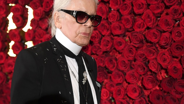 Der große Modedesigner Karl Lagerfeld