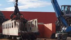 Der Transport mit der Bahn ist zwar bei Abfall-Rohstoffen mittlerweile verpflichtend, wird aber ...