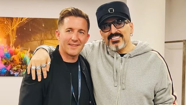 Veranstalter Thomas Semmler (links) holt Gigi D’Agostino gleich dreimal nach Graz.