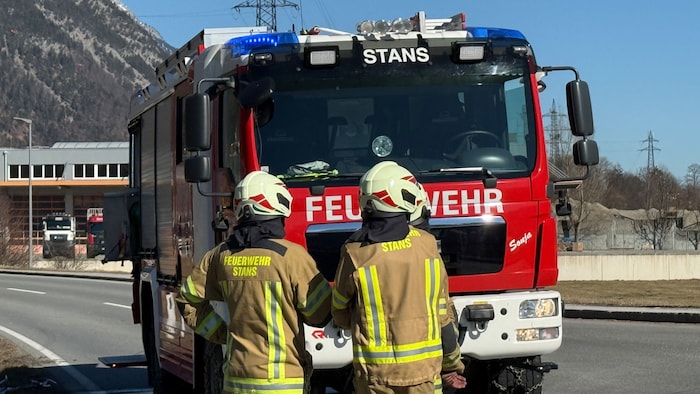 Auch die Feuerwehr war im Einsatz.