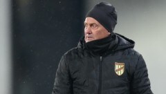 Lustenau-Trainer Markus Mader nutzte das spielfreie Wochenende für die Live-Analyse eines ...