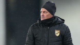 Lustenau-Trainer Markus Mader nutzte das spielfreie Wochenende für die Live-Analyse eines ...