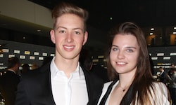 David Schumacher und Langzeitfreundin Vivien Keszthelyi feierten 16 Wochen nach ihrer Verlobung ...
