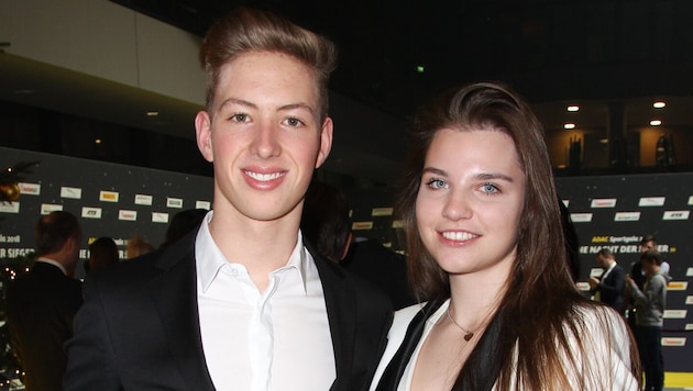 David Schumacher und Langzeitfreundin Vivien Keszthelyi feierten 16 Wochen nach ihrer Verlobung ...