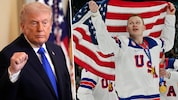 Eishockey-Olympiasieger Brady Tkachuk (re.) ist wohl nicht gut auf US-Präsident Donald Trump zu ...