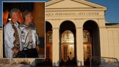 Kleines Bild: Bill Clinton (l.) mit Jeffrey Epstein auf einem undatierten Foto. Großes Foto: ...