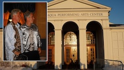 Kleines Bild: Bill Clinton (l.) mit Jeffrey Epstein auf einem undatierten Foto. Großes Foto: ...