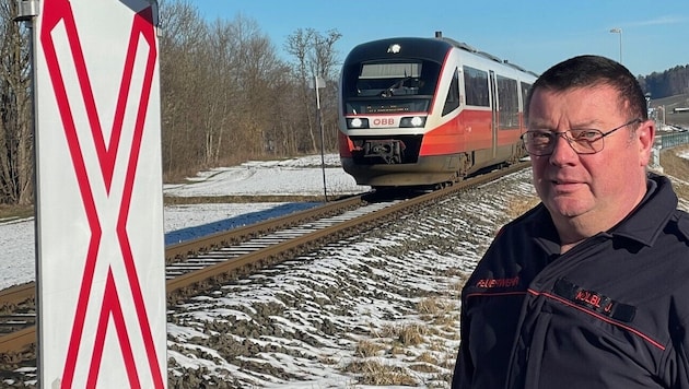 Er war als einer der ersten am Unfallort – Johann Kölbl von der Freiwilligen Feuerwehr Takern II ...