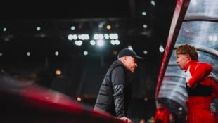 Johannes Moser (re.) streifte sich erstmals seit der U17-WM wieder in einem Pflichtspiel das ...