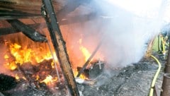 Das Feuer in Feldkirch Tisis.