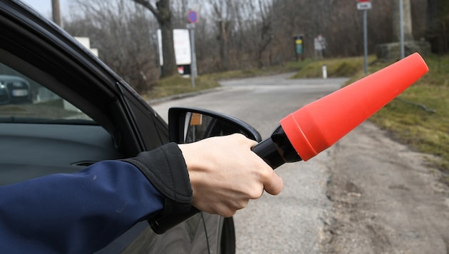 Eine Zivilstreife führte die Schwerpunktkontrolle durch.