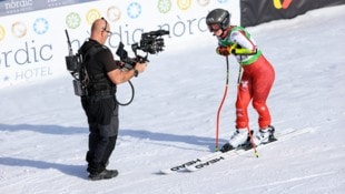 Ein bitterer Patzer kostete Ariane Rädler ein gutes Ergebnis.