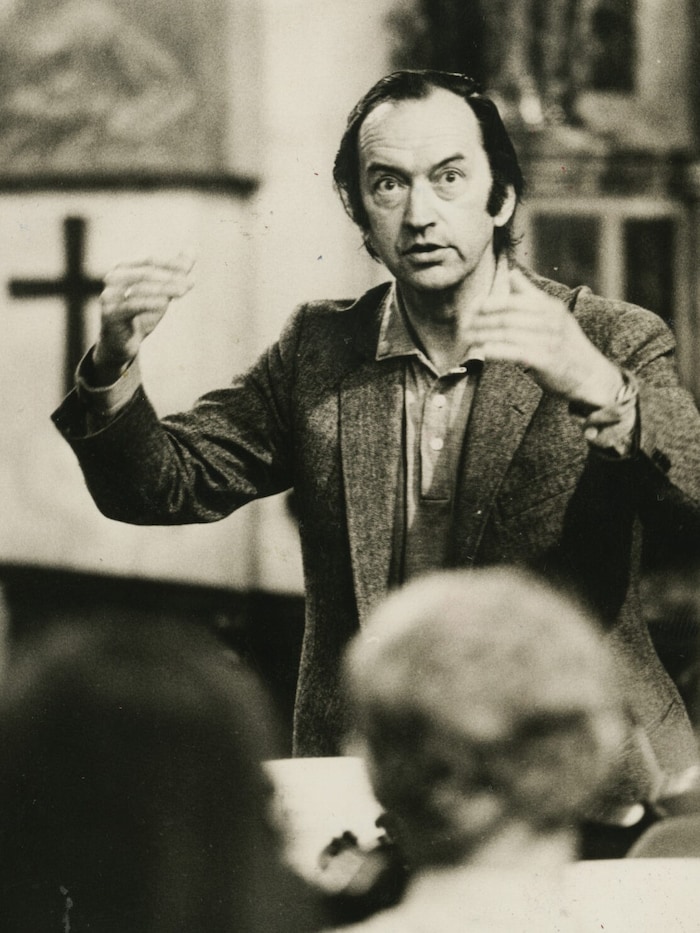 Harnoncourt bei den Proben für die erste „Styriarte“ im Jahr 1985