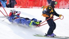 Ricarda Haaser wurde mit dem Akia abtransportiert.