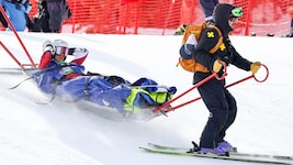 Ricarda Haaser wurde mit dem Akia abtransportiert.
