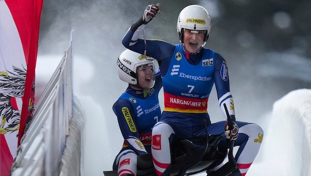 Selina Egle und Lara Kipp sind Gesamtweltcupsiegerinnen.