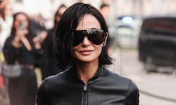Demi Moore präsentierte bei der Fashion Show von Gucci in Mailand ihre neue Frisur.