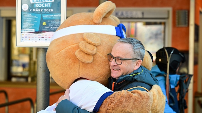 Kasberg-Geschäftsführer Fritz Drack ist sichtlich erleichtert.